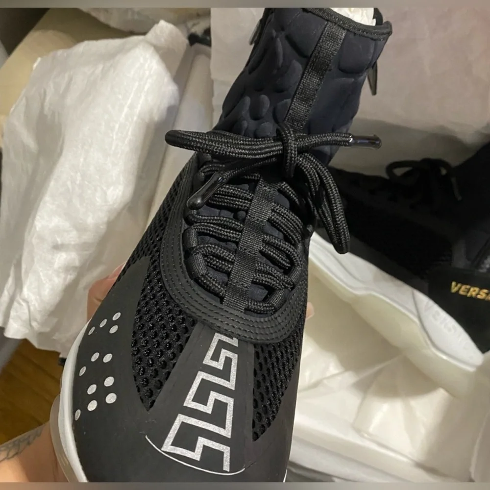 VERSACE Chain Reaction Sneakers - EUC - Picture 4 of 13